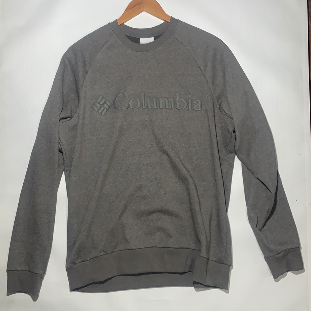 NEW Grey Columbia Crewneck Sweater (Medium)